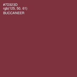 #7D323D - Buccaneer Color Image