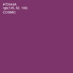 #7D346A - Cosmic Color Image