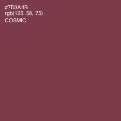 #7D3A4B - Cosmic Color Image