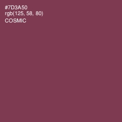 #7D3A50 - Cosmic Color Image