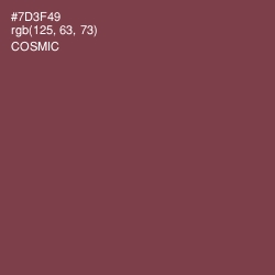 #7D3F49 - Cosmic Color Image