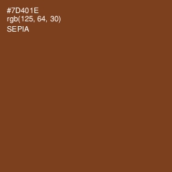 #7D401E - Sepia Color Image
