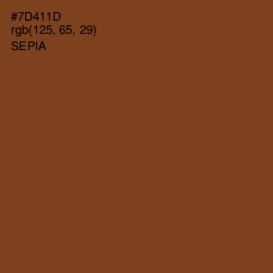 #7D411D - Sepia Color Image