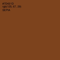 #7D431D - Sepia Color Image