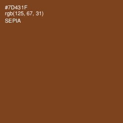 #7D431F - Sepia Color Image