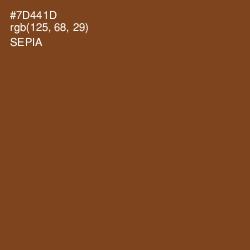 #7D441D - Sepia Color Image