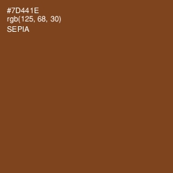 #7D441E - Sepia Color Image