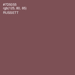 #7D5055 - Russett Color Image