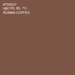#7D5547 - Roman Coffee Color Image