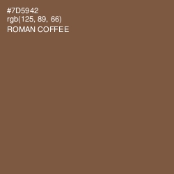 #7D5942 - Roman Coffee Color Image