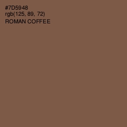 #7D5948 - Roman Coffee Color Image