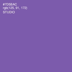 #7D5BAC - Studio Color Image