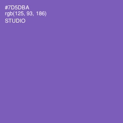 #7D5DBA - Studio Color Image