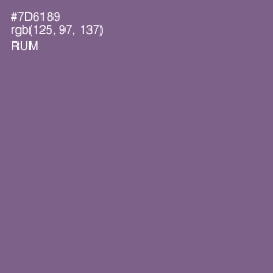 #7D6189 - Rum Color Image
