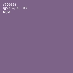 #7D6388 - Rum Color Image