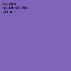 #7D63B9 - Deluge Color Image