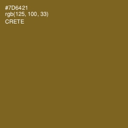#7D6421 - Crete Color Image