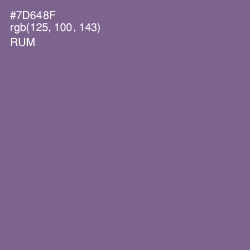 #7D648F - Rum Color Image
