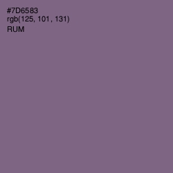 #7D6583 - Rum Color Image