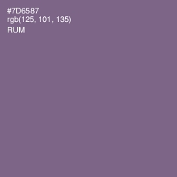 #7D6587 - Rum Color Image