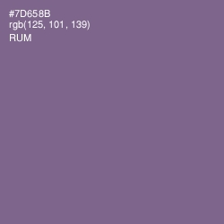 #7D658B - Rum Color Image