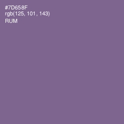 #7D658F - Rum Color Image