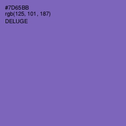 #7D65BB - Deluge Color Image