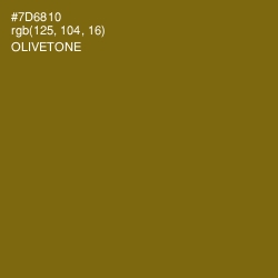 #7D6810 - Olivetone Color Image