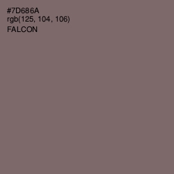 #7D686A - Falcon Color Image