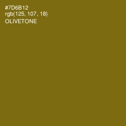 #7D6B12 - Olivetone Color Image