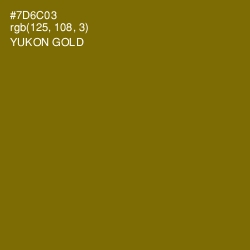 #7D6C03 - Yukon Gold Color Image