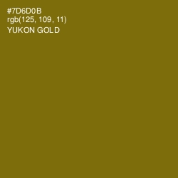 #7D6D0B - Yukon Gold Color Image