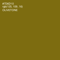 #7D6D10 - Olivetone Color Image