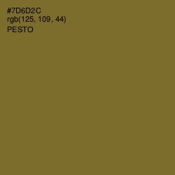 #7D6D2C - Pesto Color Image