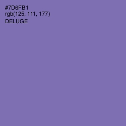 #7D6FB1 - Deluge Color Image