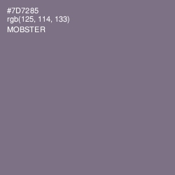 #7D7285 - Mobster Color Image