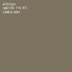 #7D7361 - Limed Ash Color Image