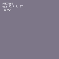 #7D7689 - Topaz Color Image