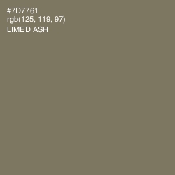 #7D7761 - Limed Ash Color Image