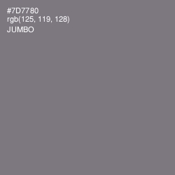 #7D7780 - Jumbo Color Image