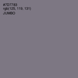 #7D7783 - Jumbo Color Image