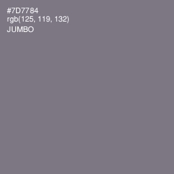 #7D7784 - Jumbo Color Image