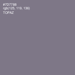 #7D7788 - Topaz Color Image