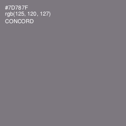 #7D787F - Concord Color Image