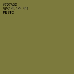 #7D7A3D - Pesto Color Image