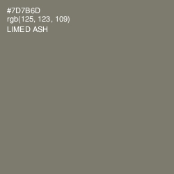 #7D7B6D - Limed Ash Color Image