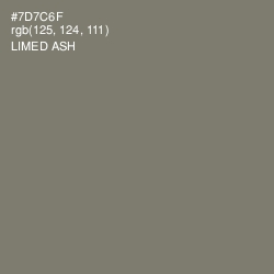 #7D7C6F - Limed Ash Color Image