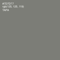 #7D7D77 - Tapa Color Image
