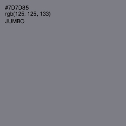 #7D7D85 - Jumbo Color Image