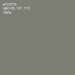 #7D7F75 - Tapa Color Image